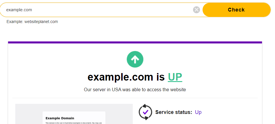 Up website